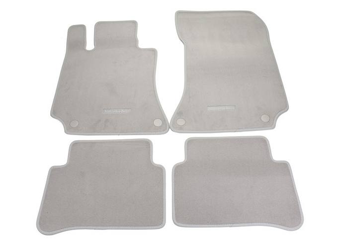 Mercedes Floor Mat Set (Textile) (Gray) 21268088017P61